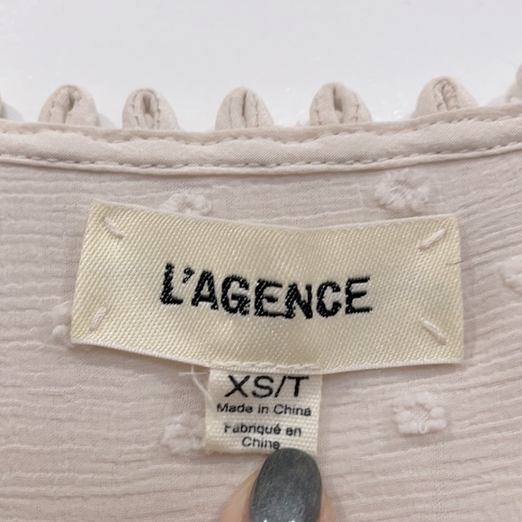 L’AGENCE Perry Silk Blouse - Picture 6 of 12